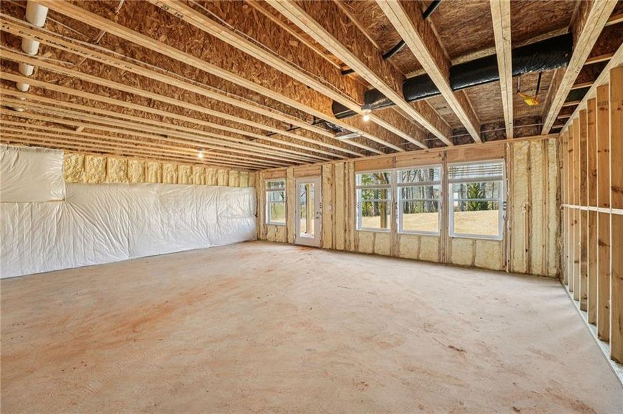In-progress construction of a new home in Westmont Preserve, Powder Springs, GA (Image 67).