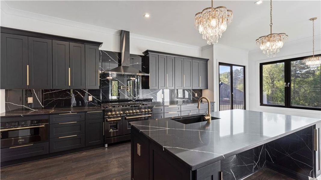 Furnished interior view inside a new home in , Marietta (Image 8).