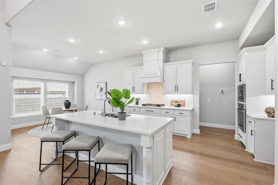 Furnished interior view inside a new home in Union Park, Little Elm (Image 31). Furnished interior view inside a new home in Union Park, Little Elm (Image 31).
