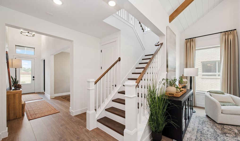 Gorgeous stairwell and foyer Gorgeous stairwell and foyer