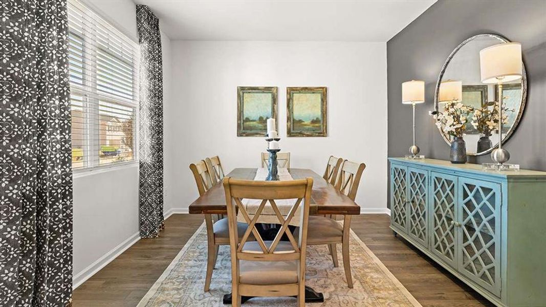 Furnished interior view inside a new home in Jackson Landing, Jefferson (Image 35).