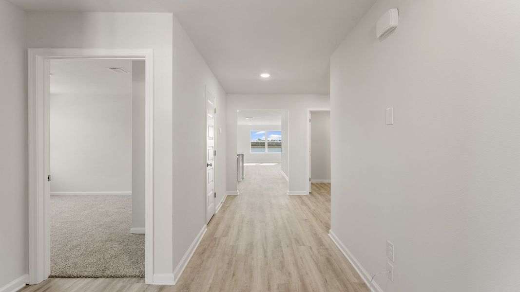 Spacious, unfurnished interior of a new home in Magnolia at the Bluffs Phase 3, Freeport (Image 16).