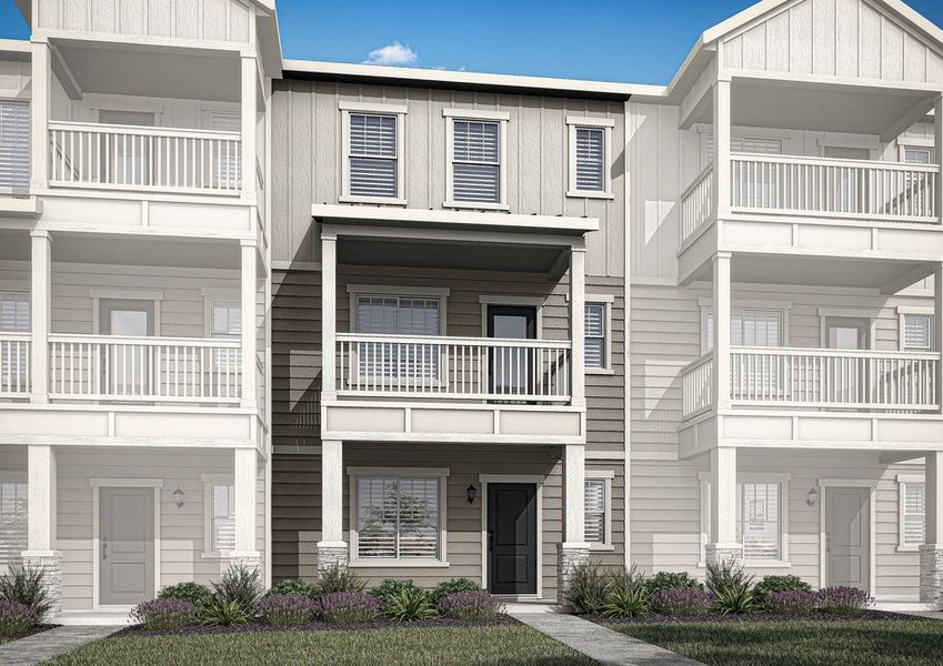 The Pearl is a beautiful 3 story home.