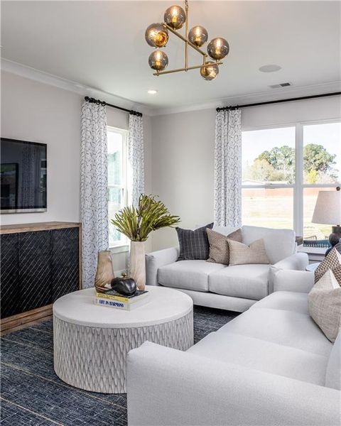 Furnished interior view inside a new home in , Cartersville (Image 17).