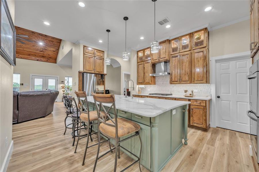 Furnished interior view inside a new home in , Azle (Image 8).