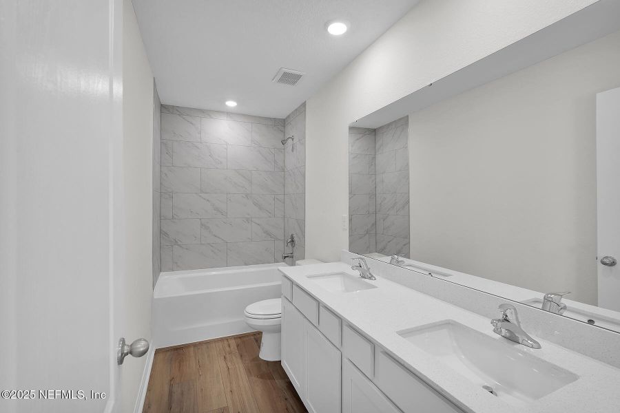 Furnished interior view inside a new home in Westport Landing, Jacksonville (Image 11).