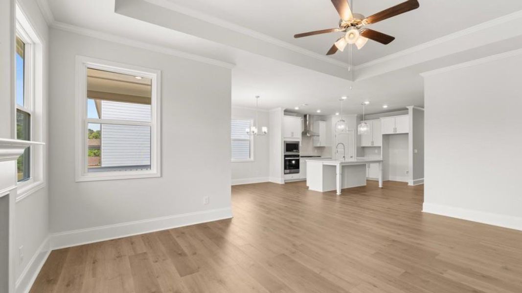 Spacious, unfurnished interior of a new home in Butner Estates, South Fulton (Image 30).