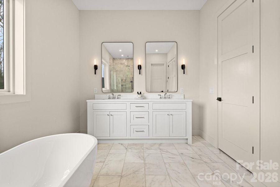 Furnished interior view inside a new home in , Fletcher (Image 18).