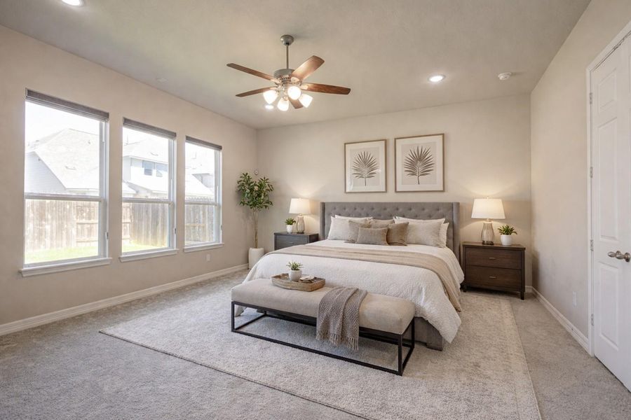 Virtually Stage Primary Bedroom