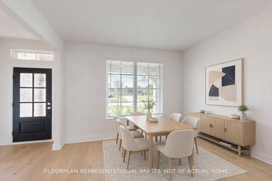 Furnished interior view inside a new home in Sorella, Tomball (Image 14). Furnished interior view inside a new home in Sorella, Tomball (Image 14).