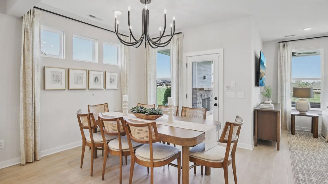 Furnished interior view inside a new home in Cottages of Bearwood, Mount Pleasant (Image 11).