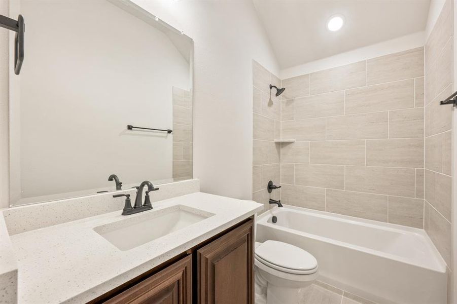 Furnished interior view inside a new home in Woodstone, Providence Village (Image 14).