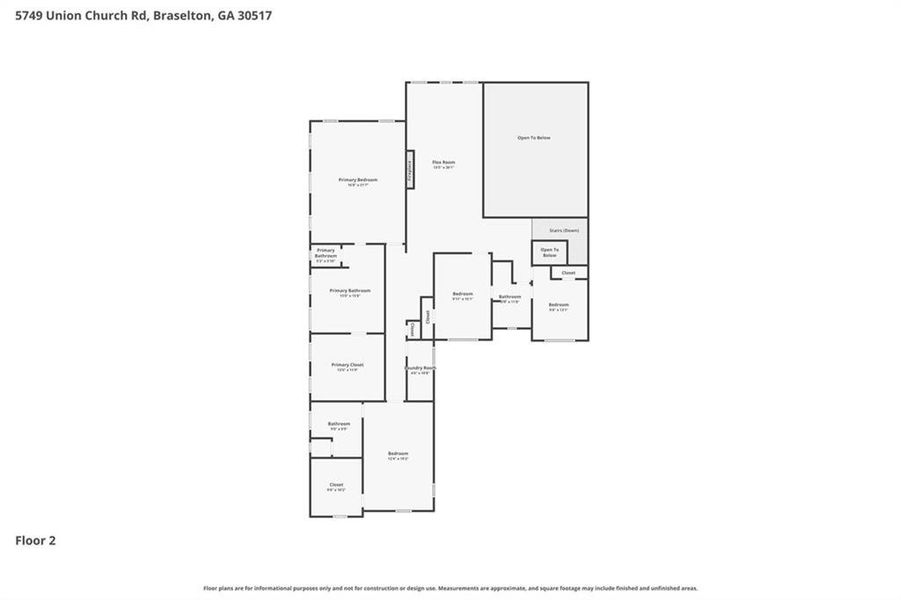 2D floor plan layout of this home in , Braselton, GA (Image 6). 2D floor plan layout of this home in , Braselton, GA (Image 6).