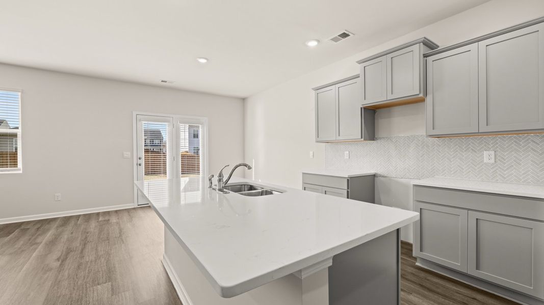 Representative furnished interior of a home built from the Hayden by D.R. Horton in Locust Grove Station - Cedar Ridge, Locust Grove (Image 4).