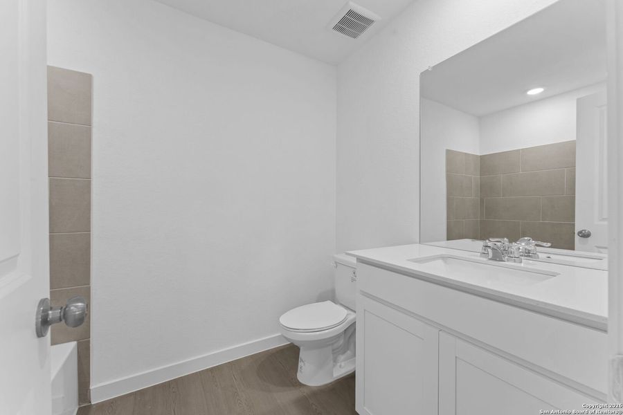 Furnished interior view inside a new home in Hightop Ridge, Converse (Image 4).