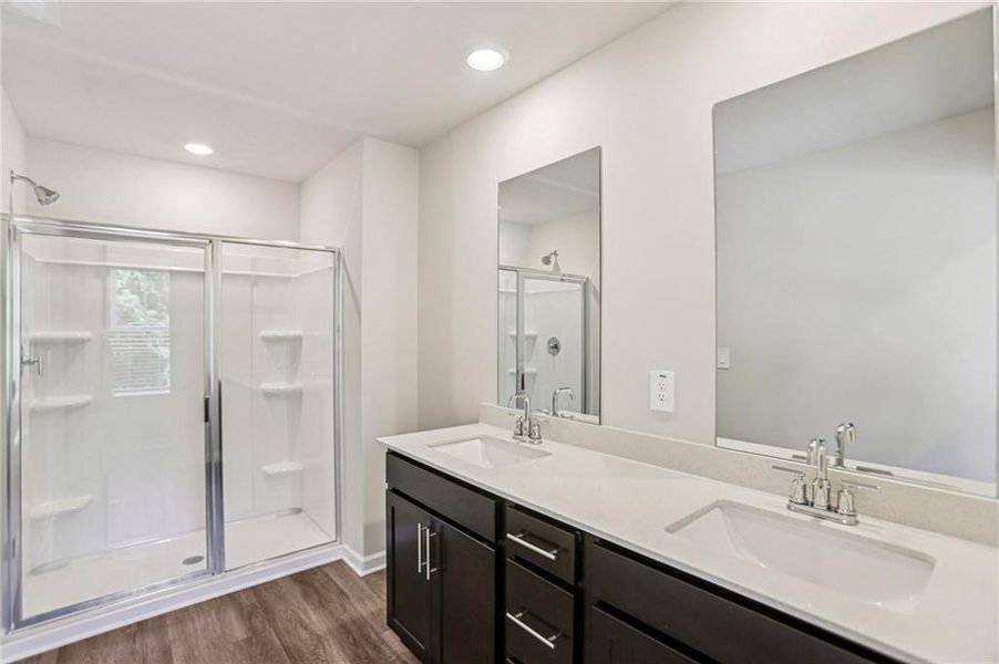 Furnished interior view inside a new home in Avalon - Vista Series, Conyers (Image 6).