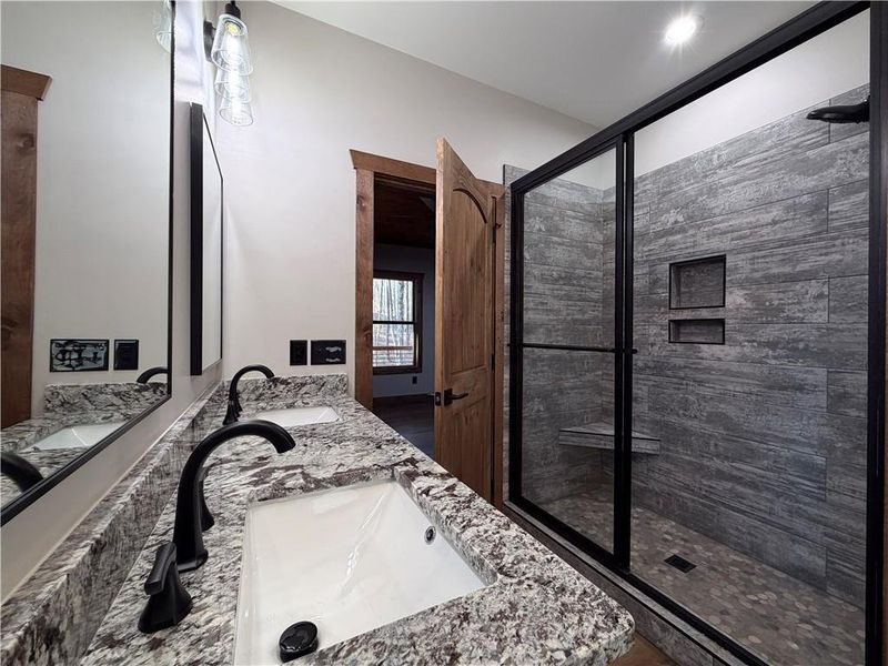 Furnished interior view inside a new home in , Ellijay (Image 8).