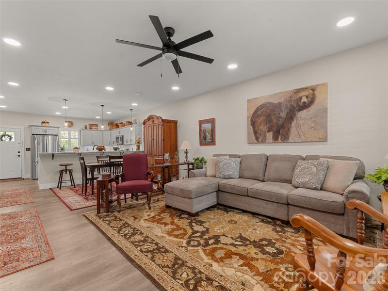 Furnished interior view inside a new home in , Brevard (Image 9).