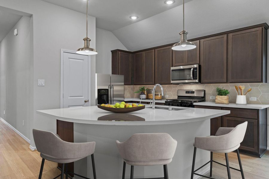 Furnished interior view inside a new home in , Spring (Image 5).