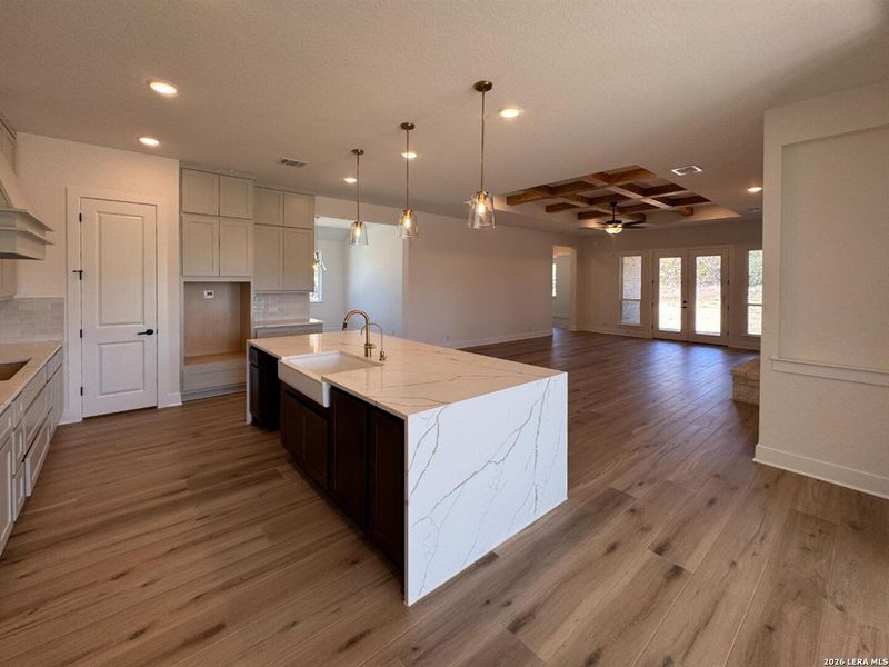 Furnished interior view inside a new home in Waldsanger, New Braunfels (Image 11). Furnished interior view inside a new home in Waldsanger, New Braunfels (Image 11).