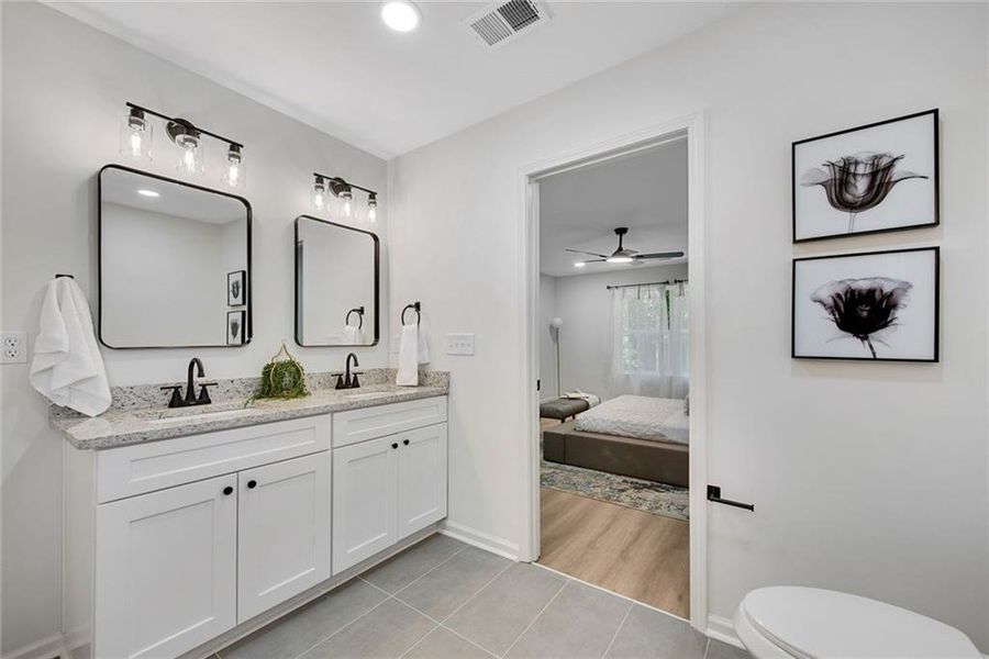 Furnished interior view inside a new home in , Ellenwood (Image 16). Furnished interior view inside a new home in , Ellenwood (Image 16).
