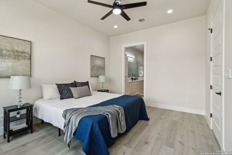 Furnished interior view inside a new home in , San Antonio (Image 10).
