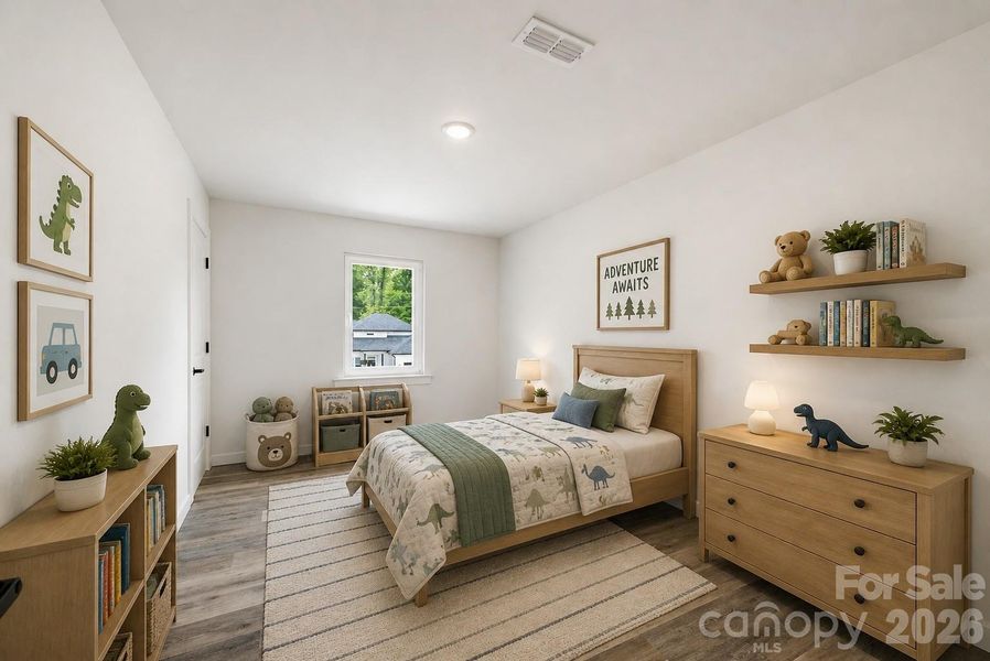 Furnished interior view inside a new home in , Hickory (Image 6).