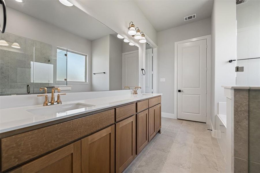 Furnished interior view inside a new home in Rocky Top, Krum (Image 9). Furnished interior view inside a new home in Rocky Top, Krum (Image 9).