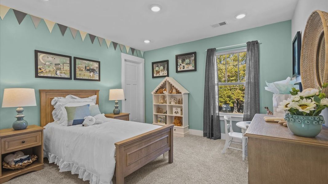 The Mint Plan by DRB homes in Farms at Bellingham Mooresville NC - Bedroom 2 The Mint Plan by DRB homes in Farms at Bellingham Mooresville NC - Bedroom 2