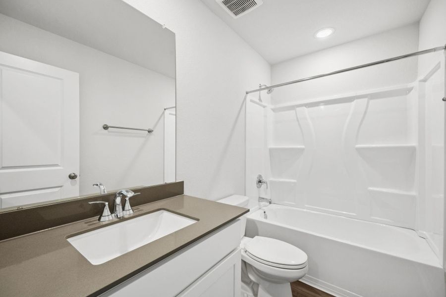 Furnished interior view inside a new home in Saint Tropez, Houston (Image 9). Furnished interior view inside a new home in Saint Tropez, Houston (Image 9).