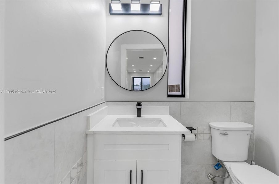 Furnished interior view inside a new home in , Miami (Image 9).