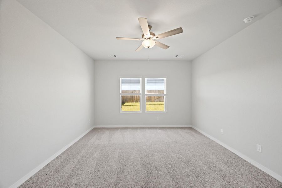 Spacious, unfurnished interior of a new home in Lonestar Collection at Paloma at Sanford Farms, Waller (Image 20). Spacious, unfurnished interior of a new home in Lonestar Collection at Paloma at Sanford Farms, Waller (Image 20).