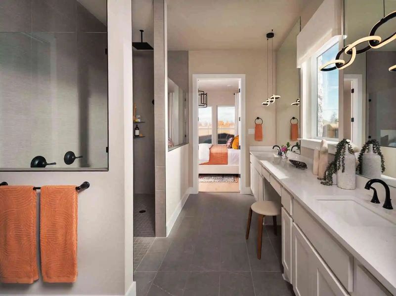 Representative furnished interior of a home built from the McKinley by GFO Home in Bluffview Reserve, Leander (Image 5). Representative furnished interior of a home built from the McKinley by GFO Home in Bluffview Reserve, Leander (Image 5).