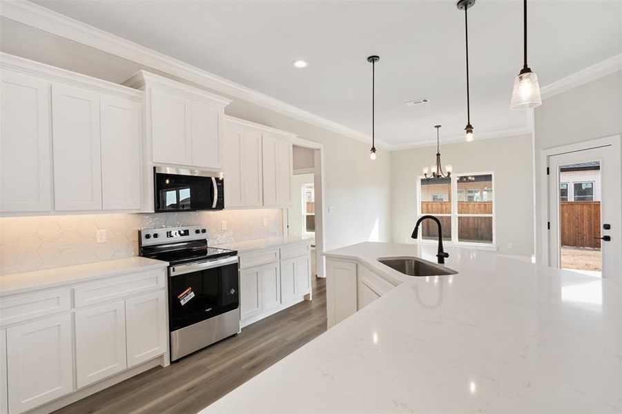 Furnished interior view inside a new home in , Mabank (Image 12).