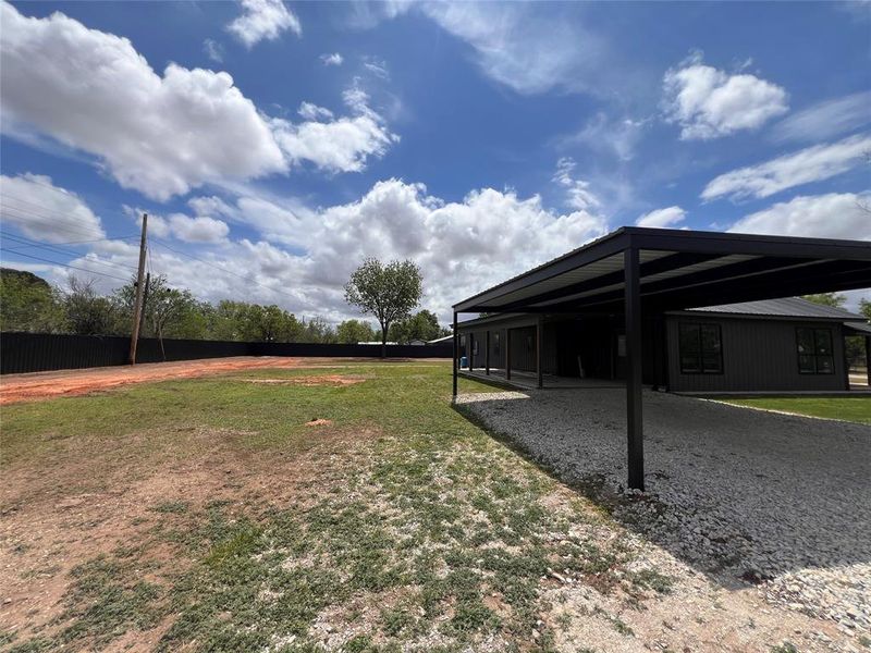 Exterior details and patio area of a home in , Merkel (Image 3).