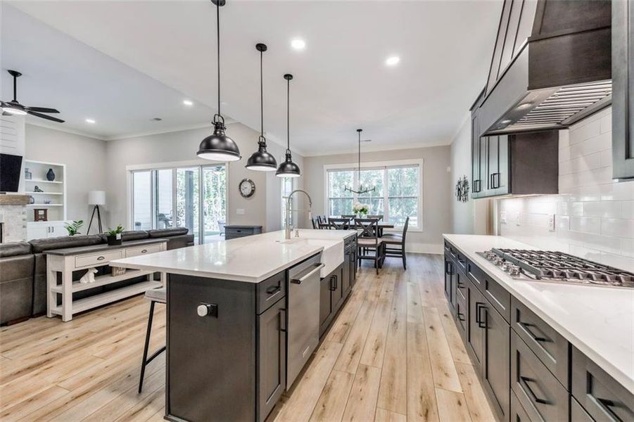 Furnished interior view inside a new home in , Woodstock (Image 47).