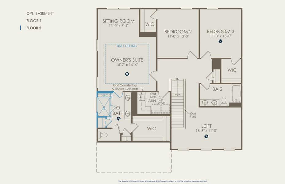 Mercer Floor Plan, Quick Move-In Home, Floor 2