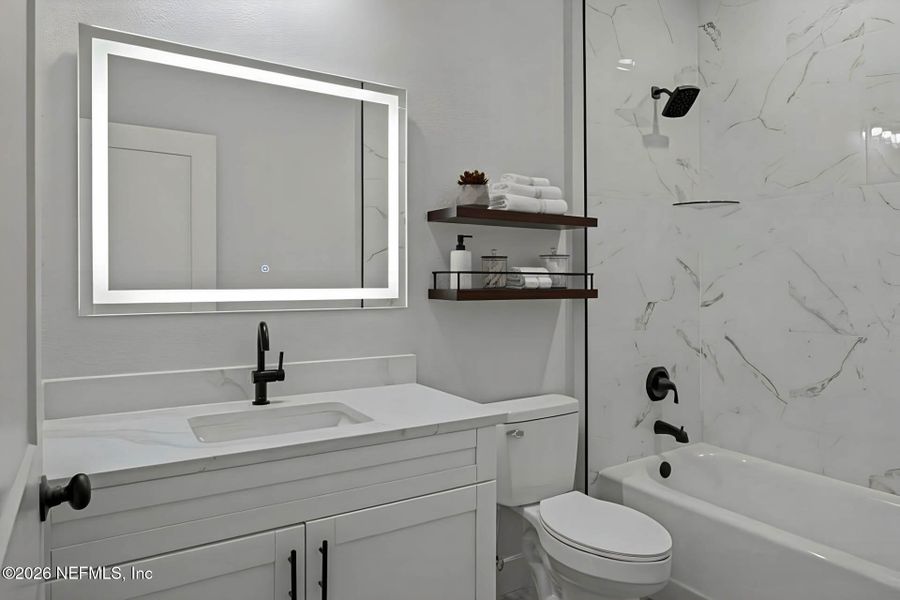 Furnished interior view inside a new home in , Jacksonville (Image 12).