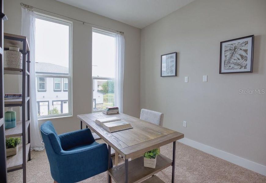 Furnished interior view inside a new home in , Kissimmee (Image 6).