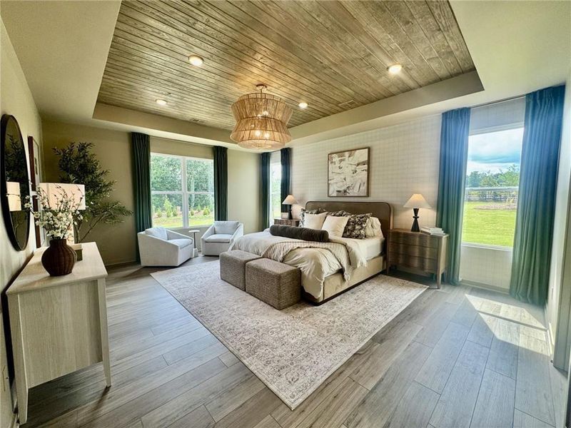 Furnished interior view inside a new home in Echo Grove, Cumming (Image 9).