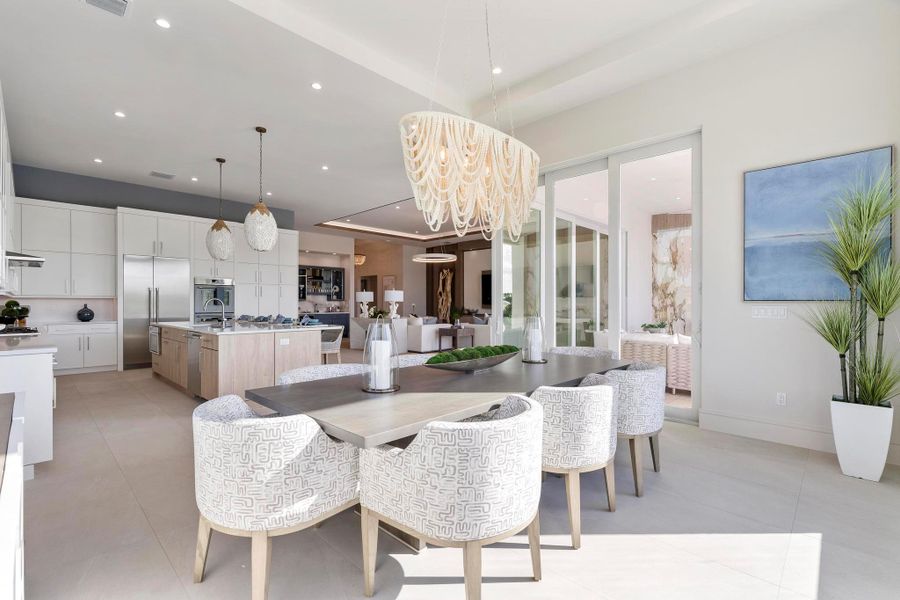 Furnished interior view inside a new home in , Port St. Lucie (Image 31).