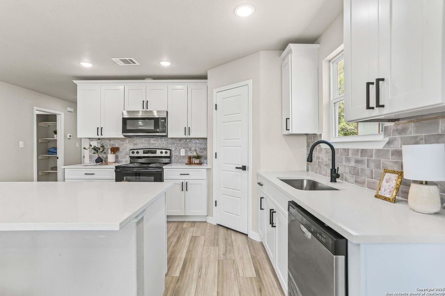 Furnished interior view inside a new home in , San Antonio (Image 12). Furnished interior view inside a new home in , San Antonio (Image 12).