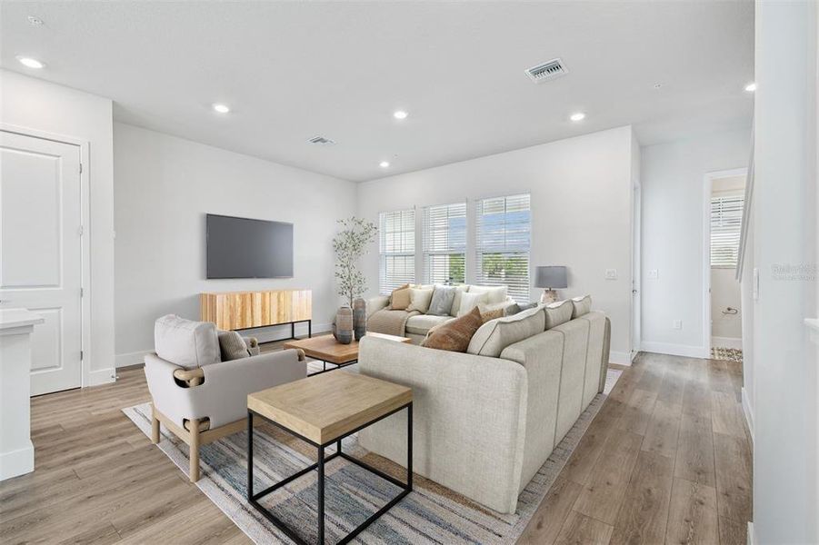 Furnished interior view inside a new home in , Sarasota (Image 17). Furnished interior view inside a new home in , Sarasota (Image 17).