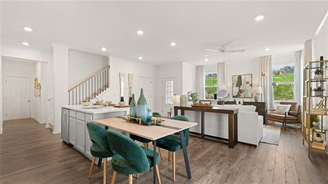 Furnished interior view inside a new home in Independence Villas and Townhomes, Loganville (Image 29). Furnished interior view inside a new home in Independence Villas and Townhomes, Loganville (Image 29).