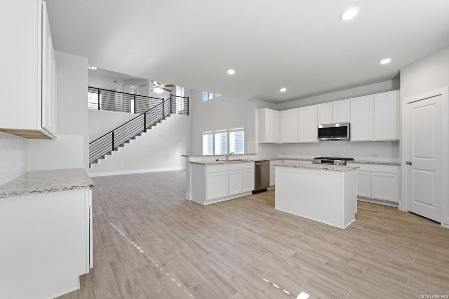 Furnished interior view inside a new home in Morgan Meadows, San Antonio (Image 14).