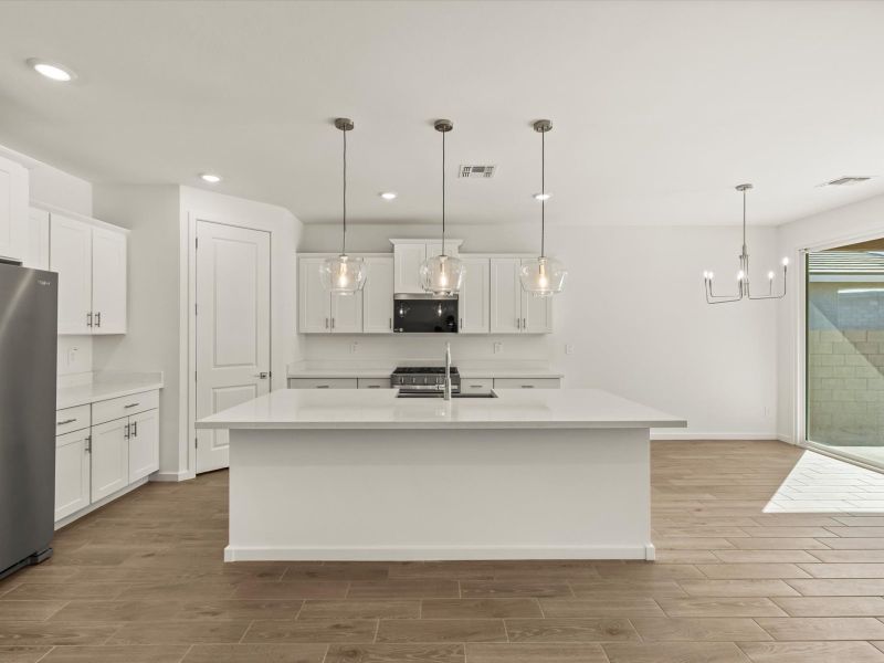Furnished interior view inside a new home in Mountain View Estates Signature Series, Buckeye (Image 4).