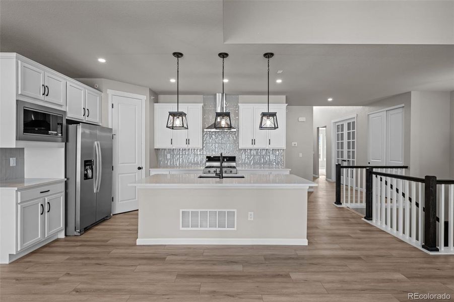 Furnished interior view inside a new home in , Littleton (Image 12). Furnished interior view inside a new home in , Littleton (Image 12).