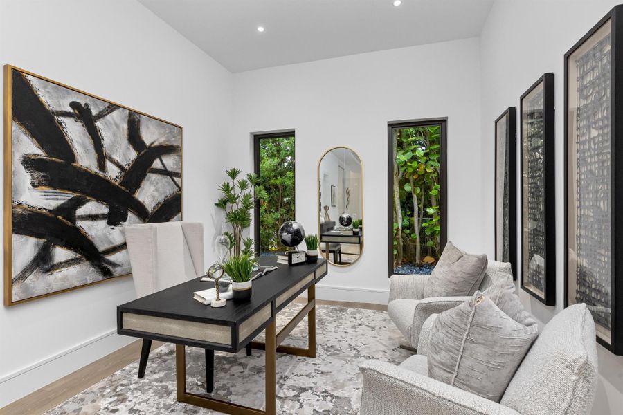 Furnished interior view inside a new home in , Delray Beach (Image 13).