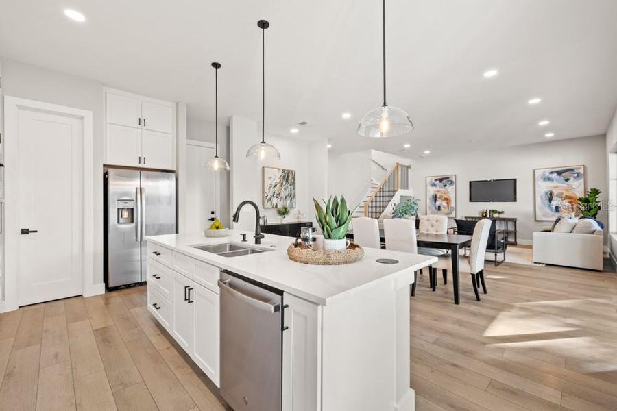 Furnished interior view inside a new home in , Orlando (Image 18).