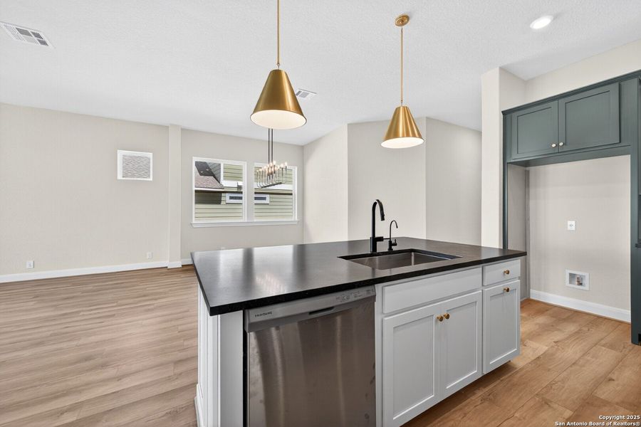 Furnished interior view inside a new home in The Crossvine 45’, Schertz (Image 12).